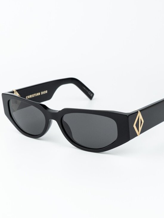 Dior Women Sunglasses Black Grey Cat Eye CD DIAMOND S7I 10A0 NEW AUTHENTIC main image 6
